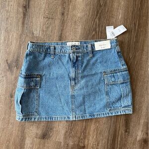 NWT Abercrombie Jean Skirt